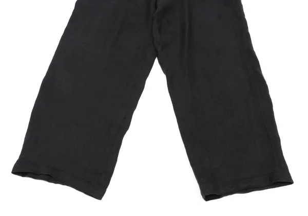 Yohji Yamamoto POUR HOMME Waist Belted Linen Tuck Pants K-161358_007