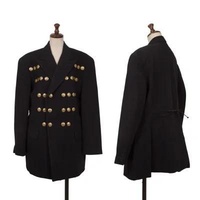 Yohji Yamamoto FEMME Gold Button Design Wool Jacket