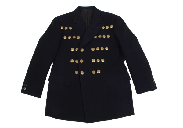 Yohji Yamamoto FEMME Gold Button Design Wool Jacket K-161359_002