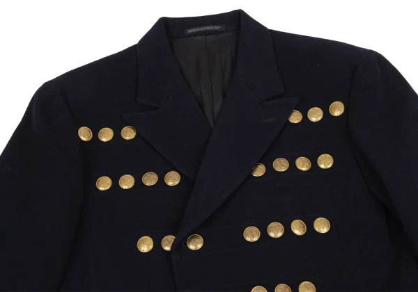 Yohji Yamamoto FEMME Gold Button Design Wool Jacket K-161359_003