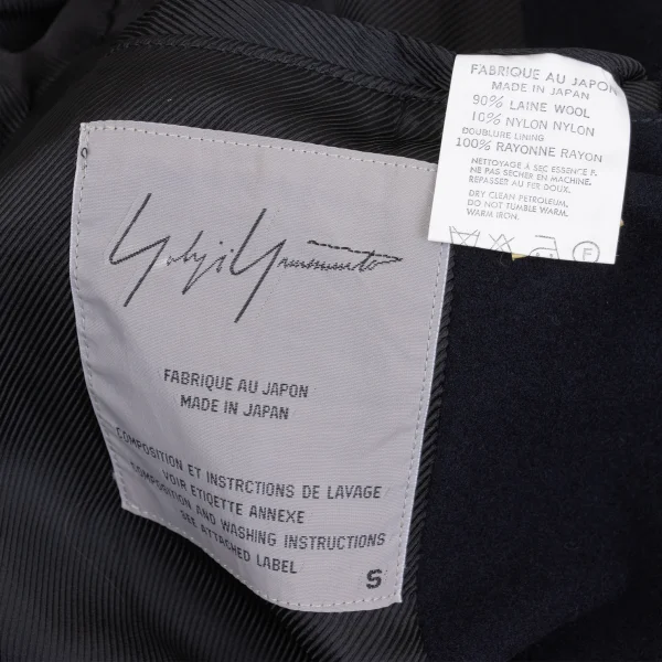 Yohji Yamamoto FEMME Gold Button Design Wool Jacket K-161359_018