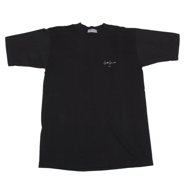 Yohji Yamamoto U.S.A. Logo Printed T Shirt Black M K-161360_001