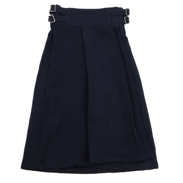 Yohji Yamamoto FEMME Wool Belted Wrap Skirt K-161364_002