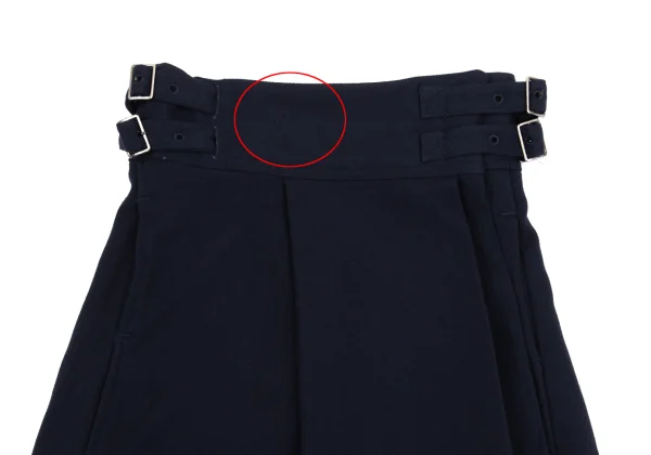 Yohji Yamamoto FEMME Wool Belted Wrap Skirt K-161364_003