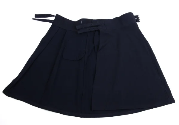 Yohji Yamamoto FEMME Wool Belted Wrap Skirt K-161364_009