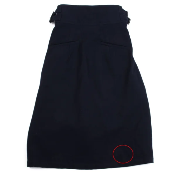 Yohji Yamamoto FEMME Wool Belted Wrap Skirt K-161364_013