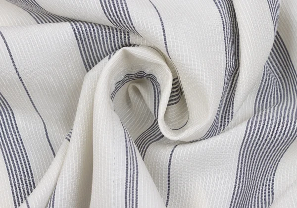 Y's Striped Collarless Jacket K-161368_019