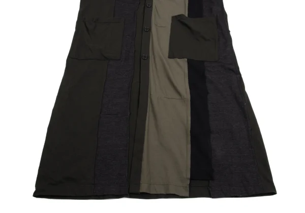 Ground Y Cotton Panel Switching Long Cardigan K-161377_007