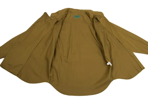 KENZO Cotton Stand Collar Shirt K-161381_010