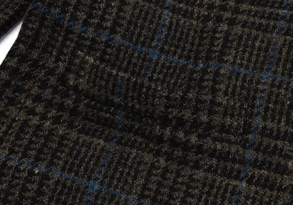 KENZO Wool Check Short Jacket K-161385_008