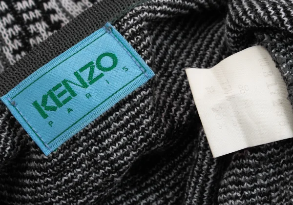 KENZO Acrylic Blend Jacquard Sleeveless Knit K-161387_015