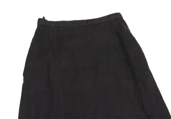 INGEBORG Hem Frill Cotton Skirt K-161394_003