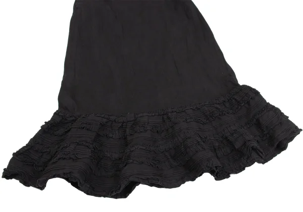 INGEBORG Hem Frill Cotton Skirt K-161394_005
