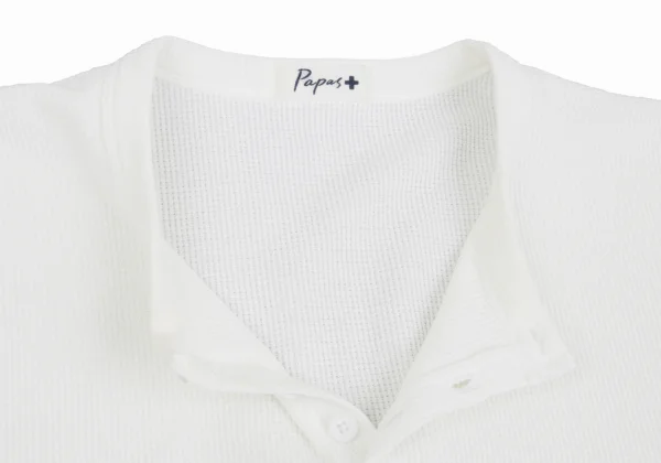 Papas+ Poly Thermal Henley T-shirt K-161400_005