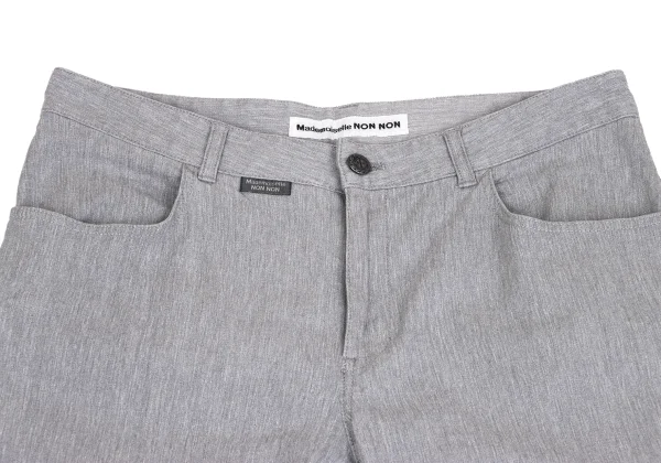Mademoiselle NON NON Cotton Blend Stretch Tapered Pants K-161404_003