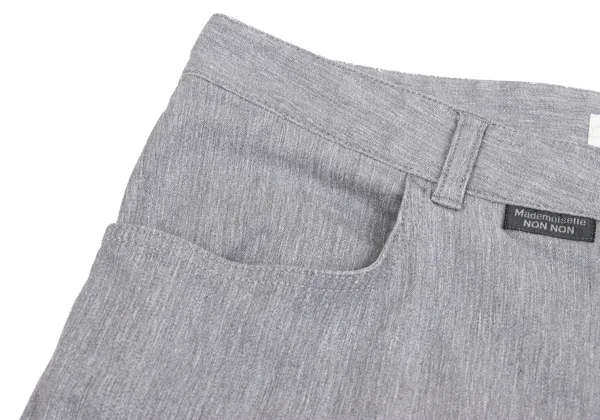Mademoiselle NON NON Cotton Blend Stretch Tapered Pants K-161404_006