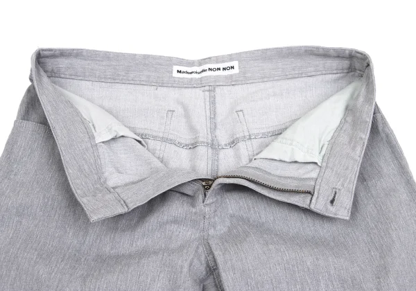 Mademoiselle NON NON Cotton Blend Stretch Tapered Pants K-161404_007