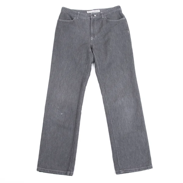 Mademoiselle NON NON Cotton Blend Tapered Pants Grey 36S K-161405_001