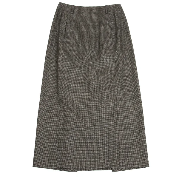 MARGARET HOWELL Wool Houndstooth Skirt K-161414_002
