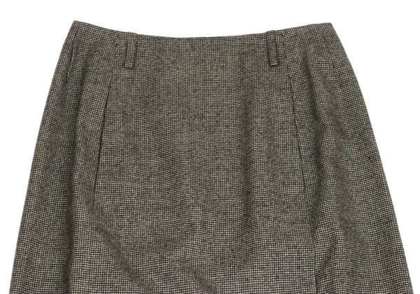 MARGARET HOWELL Wool Houndstooth Skirt K-161414_003