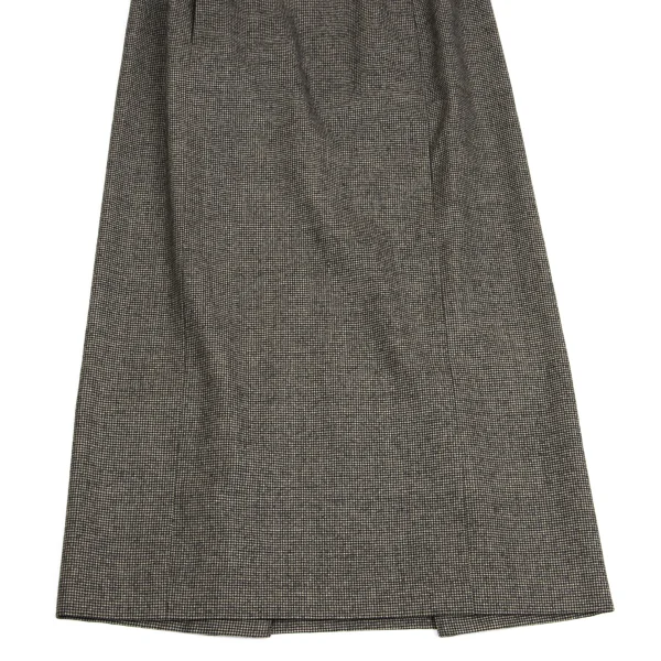 MARGARET HOWELL Wool Houndstooth Skirt K-161414_005