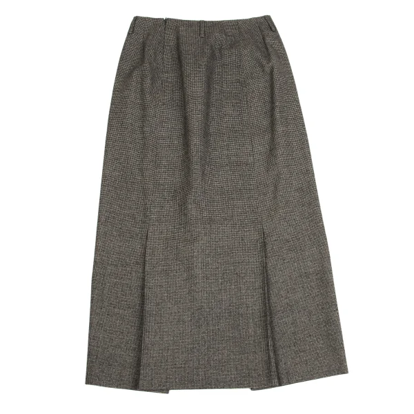 MARGARET HOWELL Wool Houndstooth Skirt K-161414_006