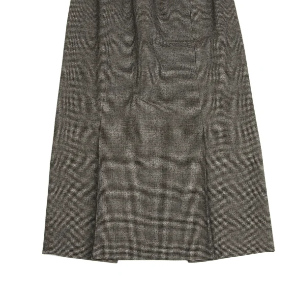 MARGARET HOWELL Wool Houndstooth Skirt K-161414_009
