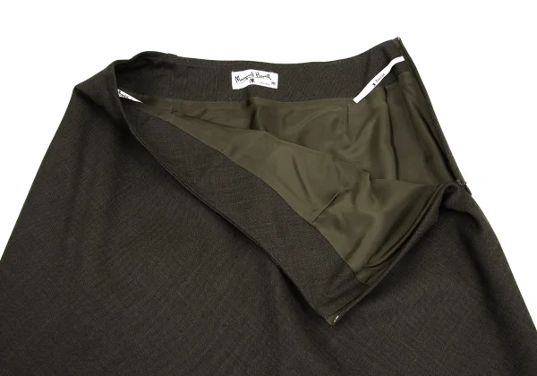 MARGARET HOWELL Wool A-line Skirt K-161416_004