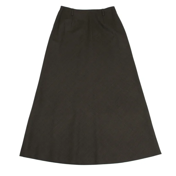 MARGARET HOWELL Wool A-line Skirt K-161416_007