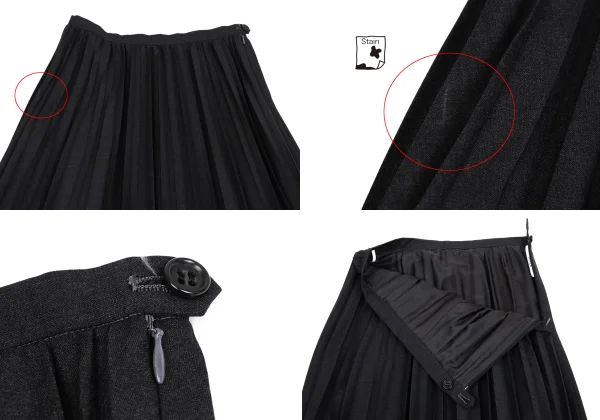 MARGARET HOWELL Wool Jacket & Pleats Skirt K-161420_016