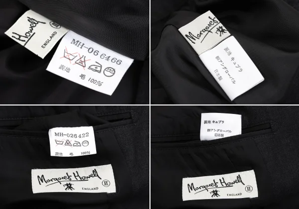 MARGARET HOWELL Wool Jacket & Pleats Skirt K-161420_020