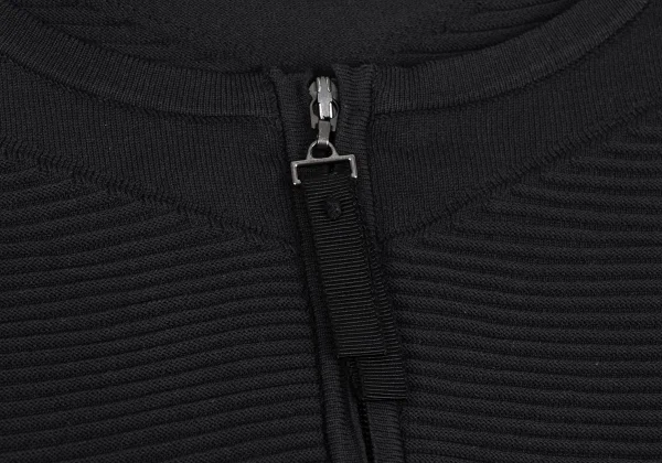 HIROKO BIS Rib Switching Zip Cardigan  K-161424_005