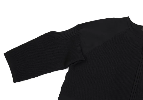 HIROKO BIS Rib Switching Zip Cardigan  K-161424_006