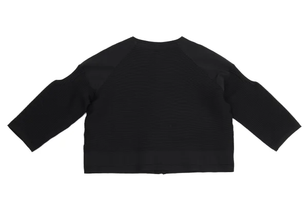 HIROKO BIS Rib Switching Zip Cardigan  K-161424_012