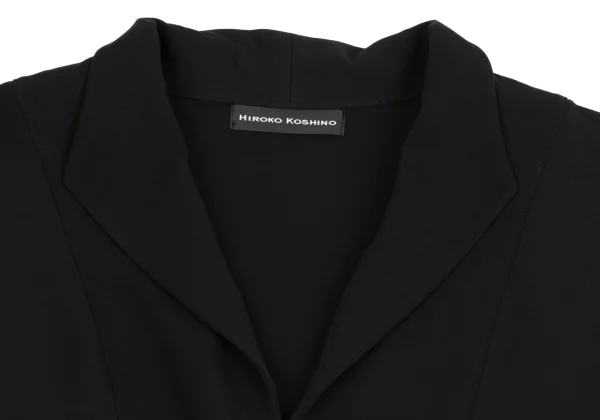 HIROKO KOSHINO Patch Pocket Switching Dolman Pullover Tunic K-161425_004