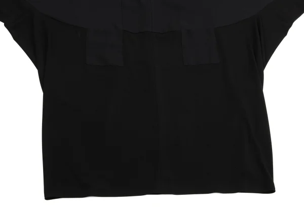 HIROKO KOSHINO Patch Pocket Switching Dolman Pullover Tunic K-161425_008