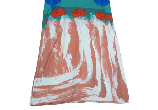 HIROKO KOSHINO Art Printed Design Sleeveless Dress K-161426_006