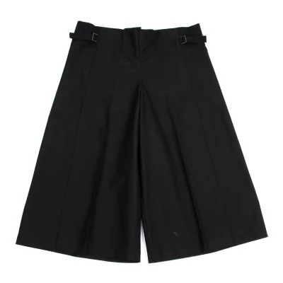 ISSEY MIYAKE me Side Belted Wide Cropped Pants