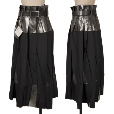ISSEY MIYAKE 132 5. Foil Printed Pleats Skirt
