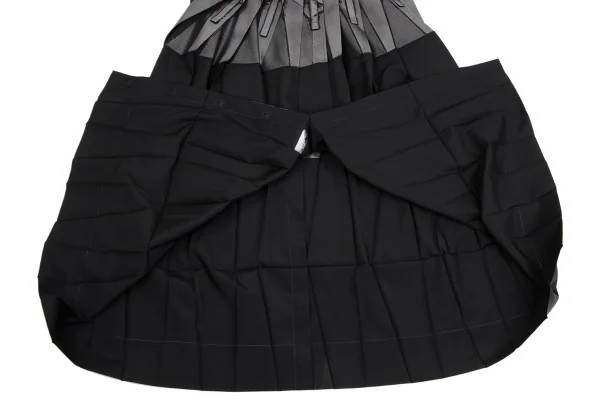 ISSEY MIYAKE 132 5. Foil Printed Pleats Skirt K-161434_011