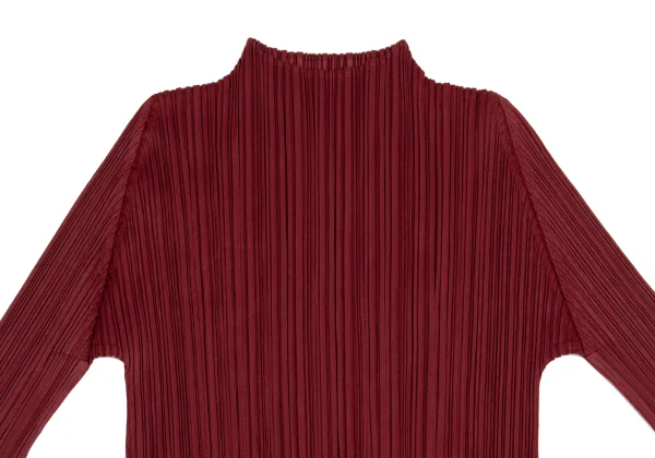 PLEATS PLEASE Mock-neck Long Sleeve Top K-161435_003