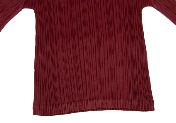 PLEATS PLEASE Mock-neck Long Sleeve Top K-161435_007