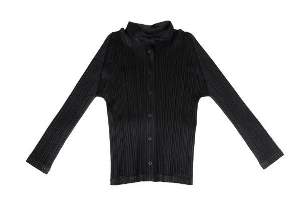 PLEATS PLEASE Stand-collar Long Sleeve Shirt K-161436_002