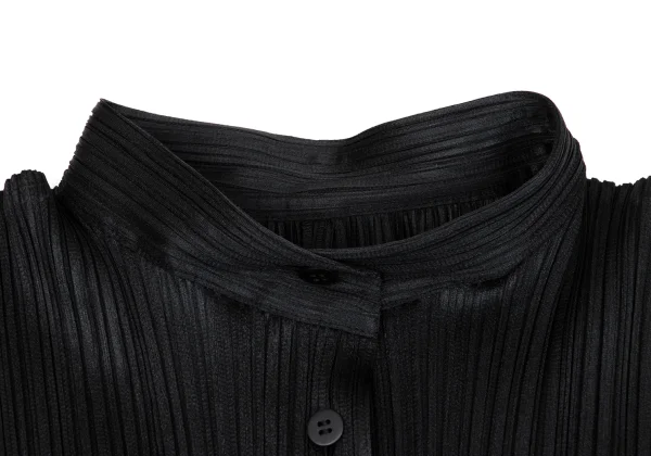 PLEATS PLEASE Stand-collar Long Sleeve Shirt K-161436_004