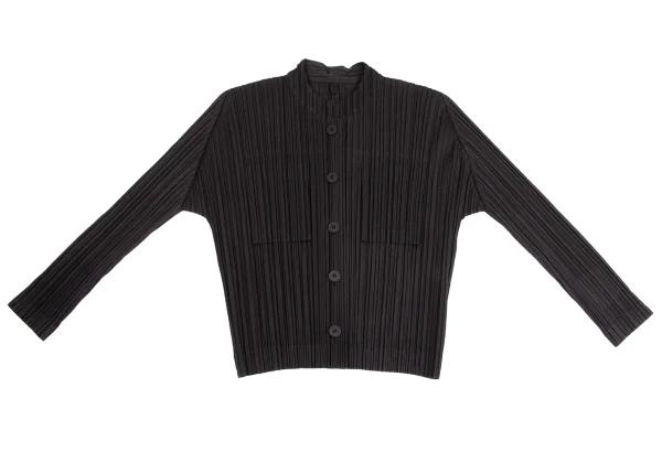 【美品】プリーツプリーズ PLEATS PLEASE パーカー　ブラック　3 美品】プリーツプリーズ PLEATS PLEASE パーカー ブラック 3