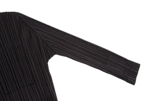 鑑定済PLEATS PLEASEシャツジャケットアーカイブプリーツプリーズ プリーツプリーズPLEATS PLEASE プリーツパッチポケットバンド