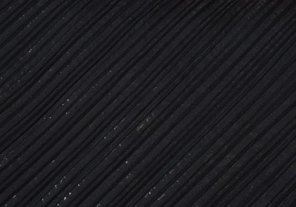 PLEATS PLEASE Horizontal Pleated Foil Print Wide Pants K-161441_005