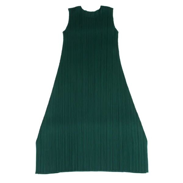 PLEATS PLEASE Pleated Sleeveless Flare Dress K-161442_002