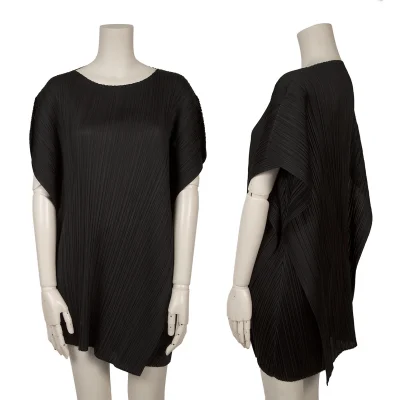 PLEATS PLEASE Pleated Sleeveless Top