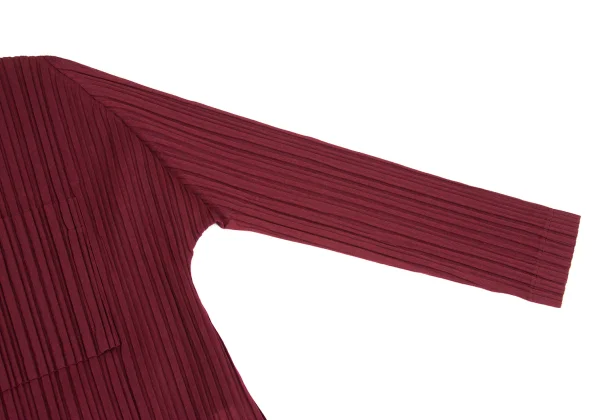 PLEATS PLEASE Pleats Patch Pocket Band Collar Tunic K-161446_007